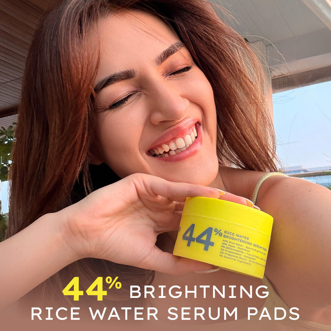 Hyphen 44% Rice Water Brightening Serum Pads