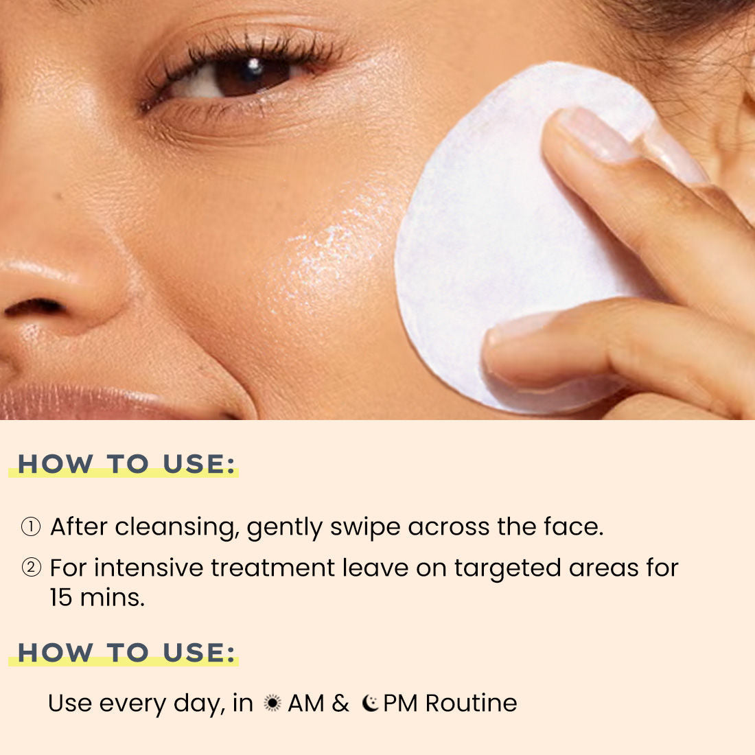 Hyphen 44% Rice Water Brightening Serum Pads