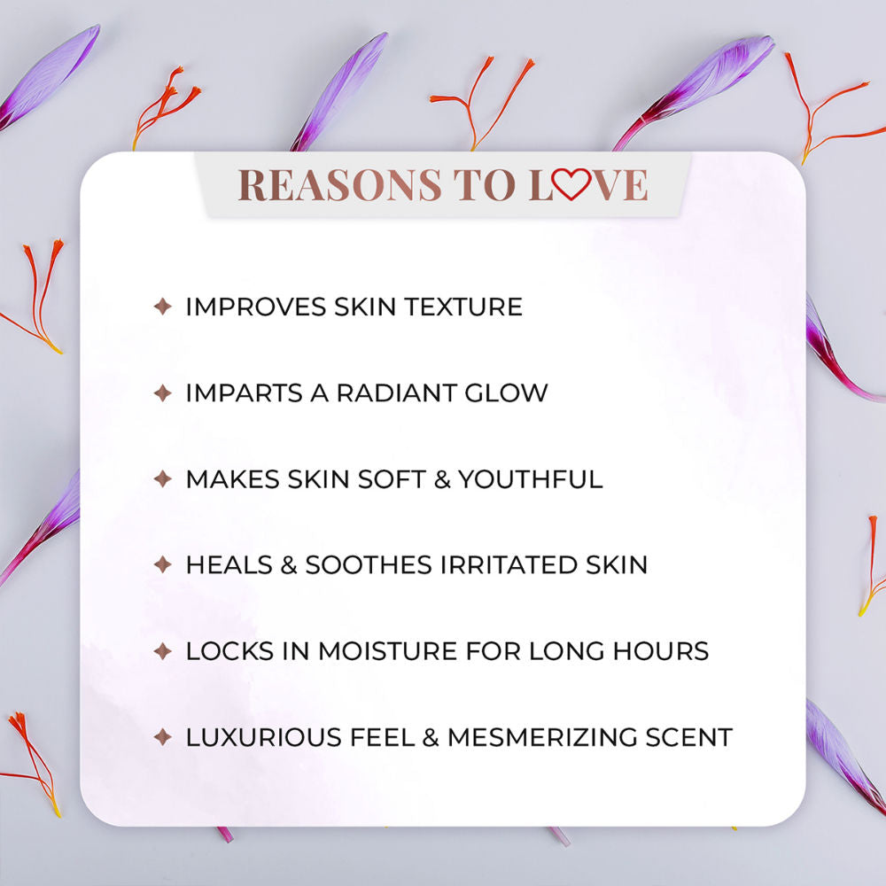 Just Herbs Saffron + Malai Ultra Hydarting Body Milk