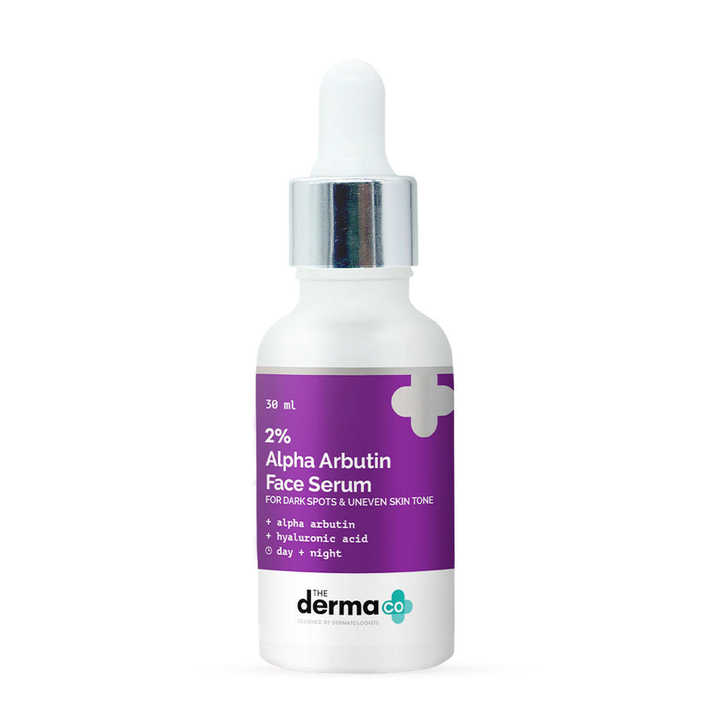 The Derma Co 2% Alpha Arbutin Serum For Dark Spots & Uneven Skin Tone