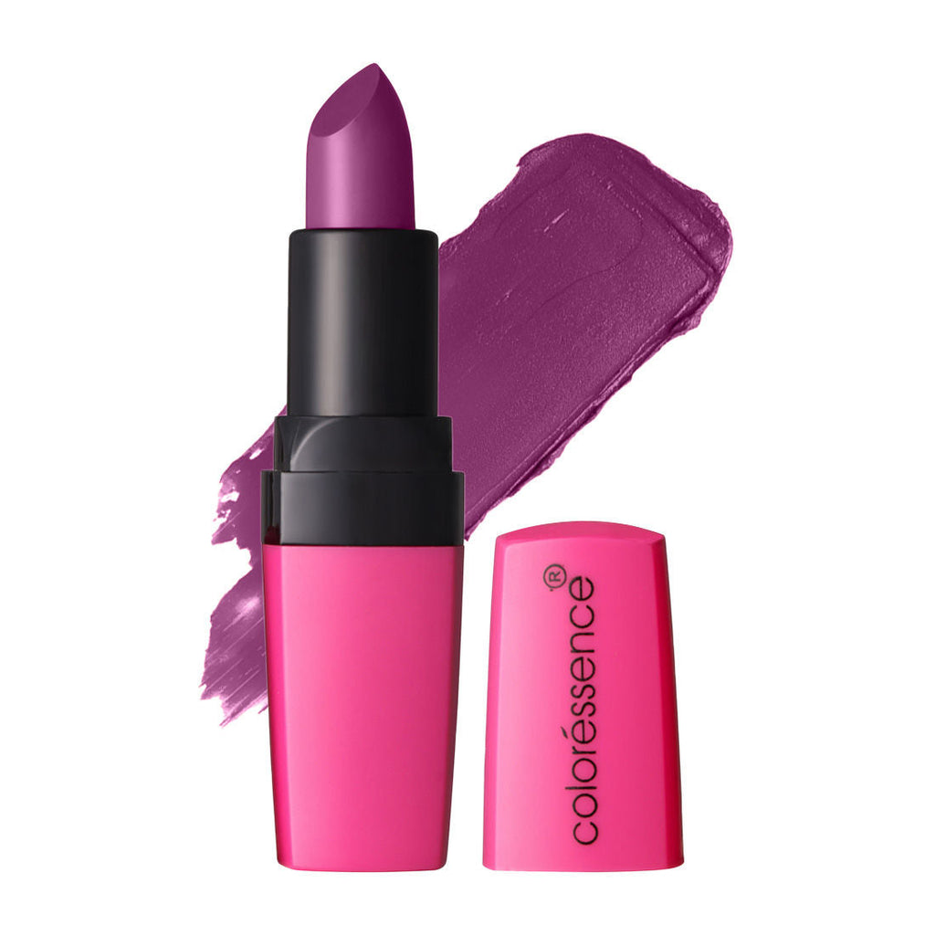 Coloressence Moist Matte Lipstick, Long Lasting Hydrating Vitamin C Shea Butter Pigmented