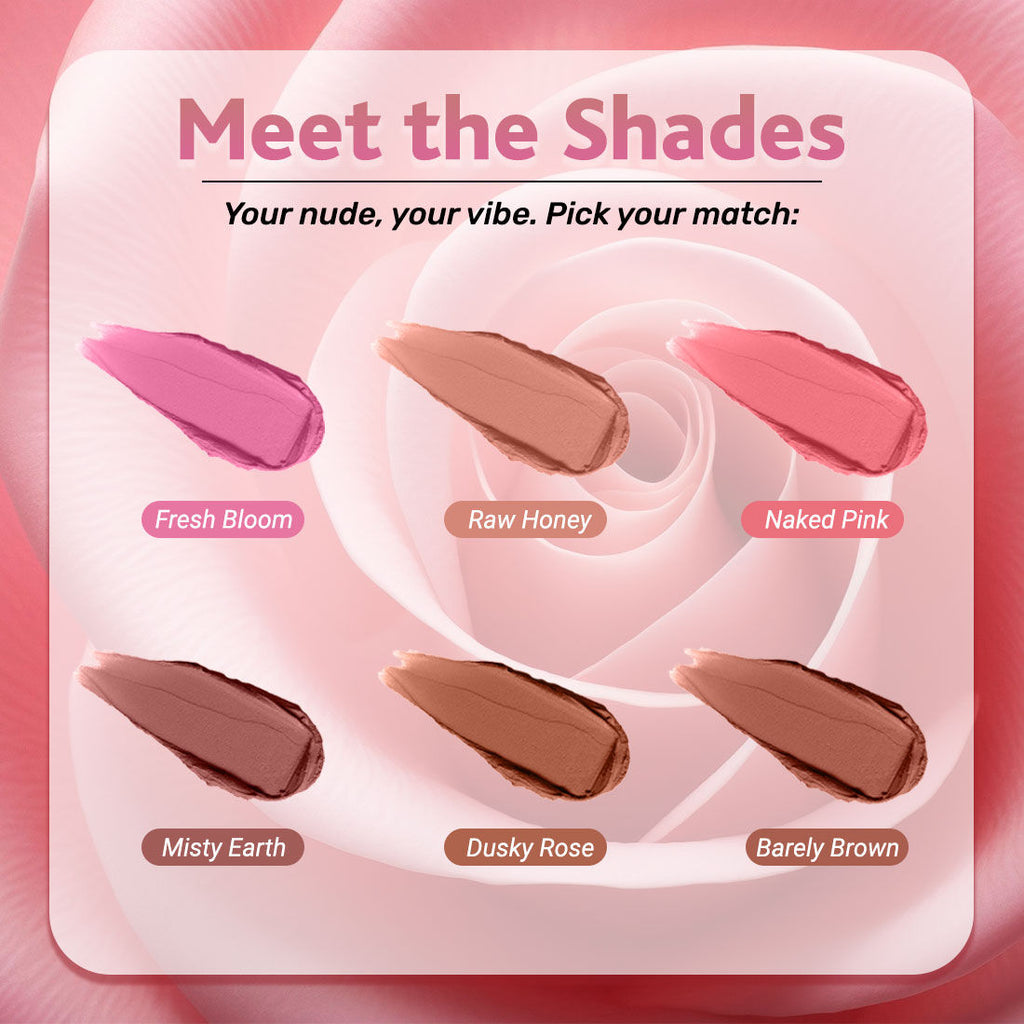 Coloressence Roseate Nudes Matte Lipstick, Long Stay, Moisturising & Waterproof