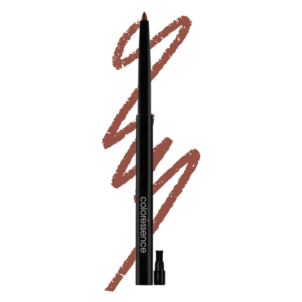 Coloressence Pout Perfect Lip Liner with Sharpener, Long Lasting Smudgeproof Waterproof