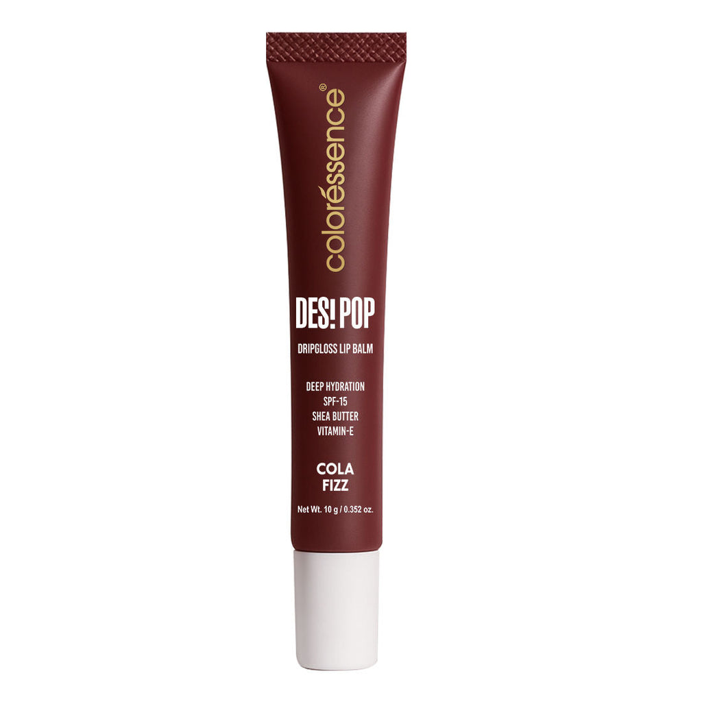 Coloressence Desi Pop DripGloss Lip Balm SPF 15, Hydrating Gloss for Dry Lips