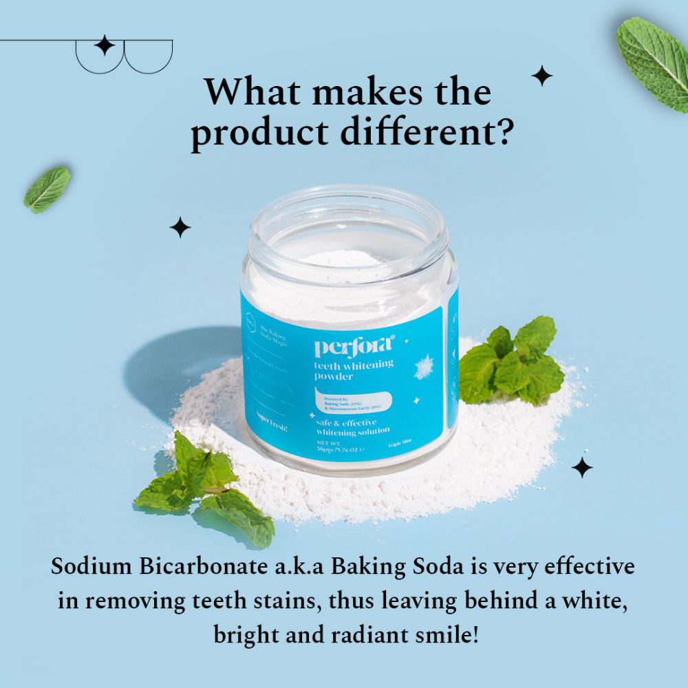 Perfora Teeth Whitening Powder (Triple Mint)