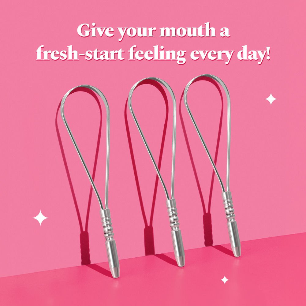 Perfora Stainless Steel Tongue Cleaner - Rust Free