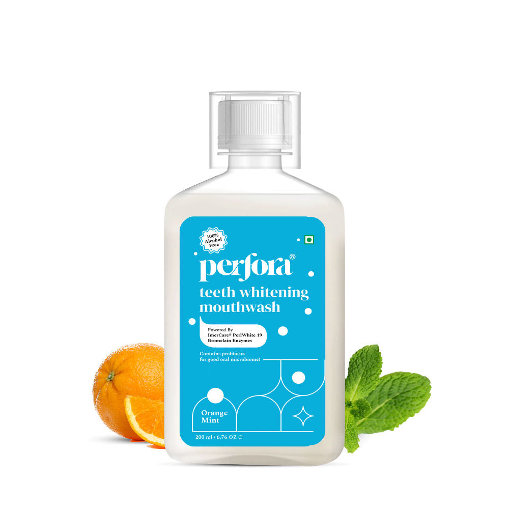 Perfora Teeth Whitening Mouthwash (Orange Mint)