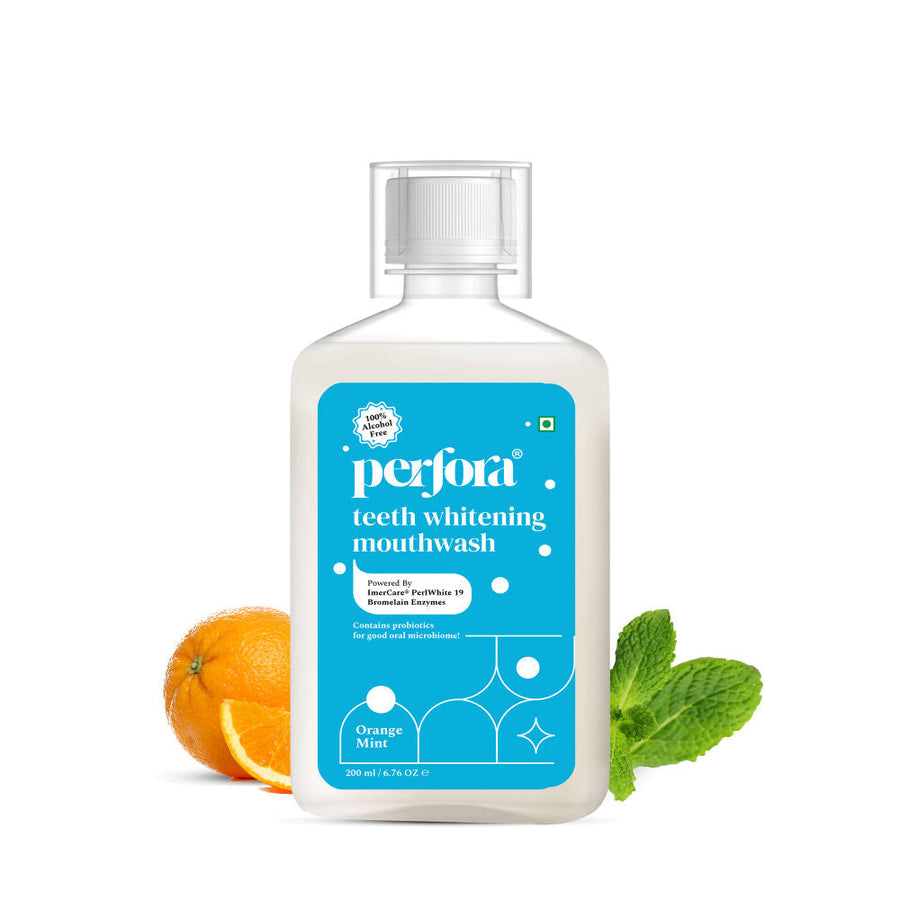 Perfora Teeth Whitening Mouthwash (Orange Mint)