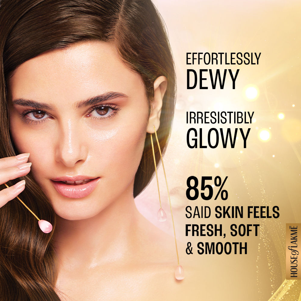 Lakme Dew Drama Facewash with Pro-Ceramides & 6% Vitamin E + B3 + F Complex for Glowing Skin