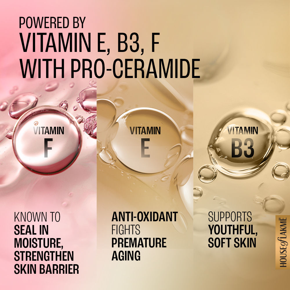 Lakme Dew Drama Facewash with Pro-Ceramides & 6% Vitamin E + B3 + F Complex for Glowing Skin