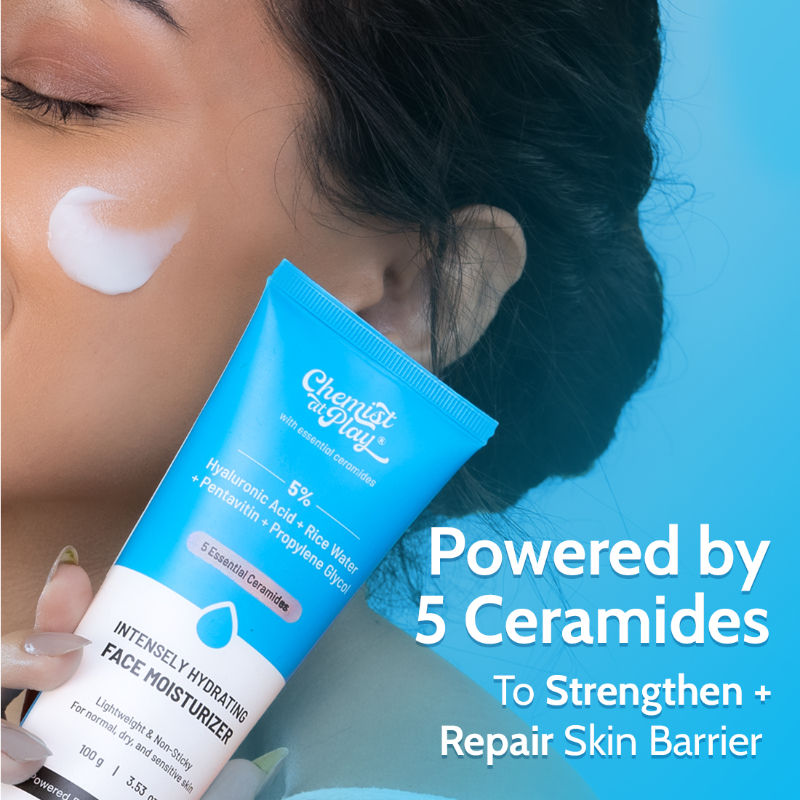 Chemist at Play Intensely Hydrating Face Moisturizer Hydrates Up to 24 Hours For Skin Dryness