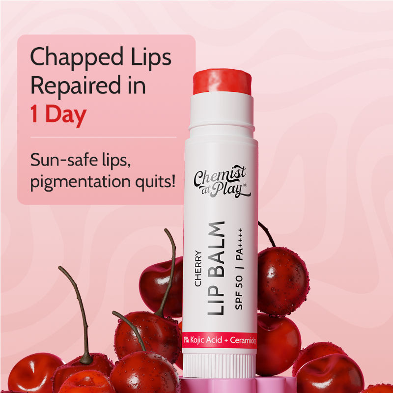 Chemist At Play Lip Balm SPF 50 Brightens & Repairs Chapped Lips 24HR Moisture