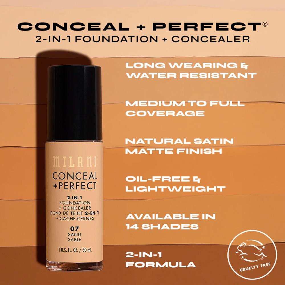 Milani Conceal + Perfect 2-in-1 Foundation + Concealer
