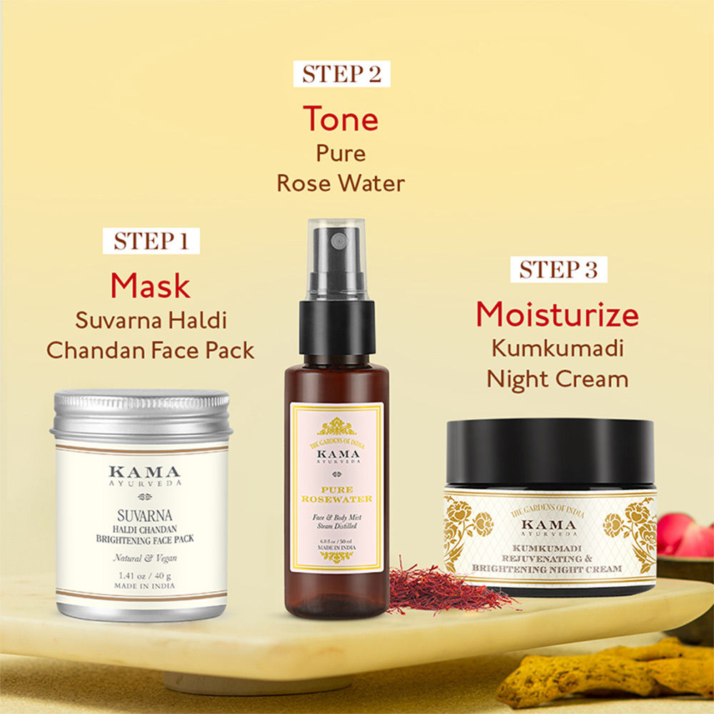 Kama Ayurveda Suvarna Haldi Chandan Brightening Face Pack
