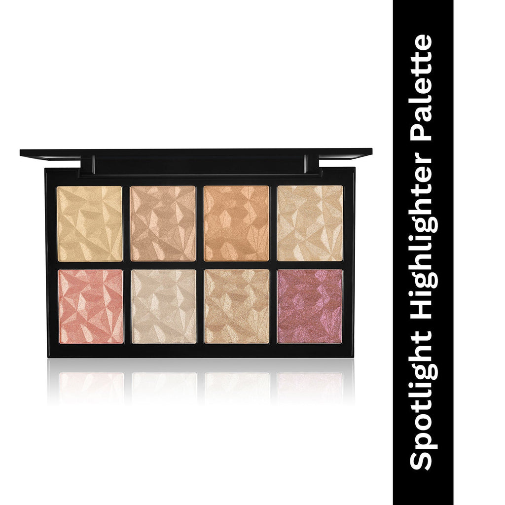 PAC Spotlight Highlighter Palette - Highly Pigmented Silky Smooth Texture, Radiant Glow in One Swipe