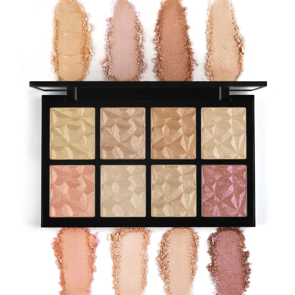PAC Spotlight Highlighter Palette - Highly Pigmented Silky Smooth Texture, Radiant Glow in One Swipe