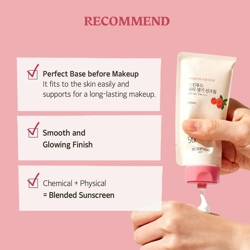 Skinfood Berry Glowing Sun Cream SPF 50+ PA++++