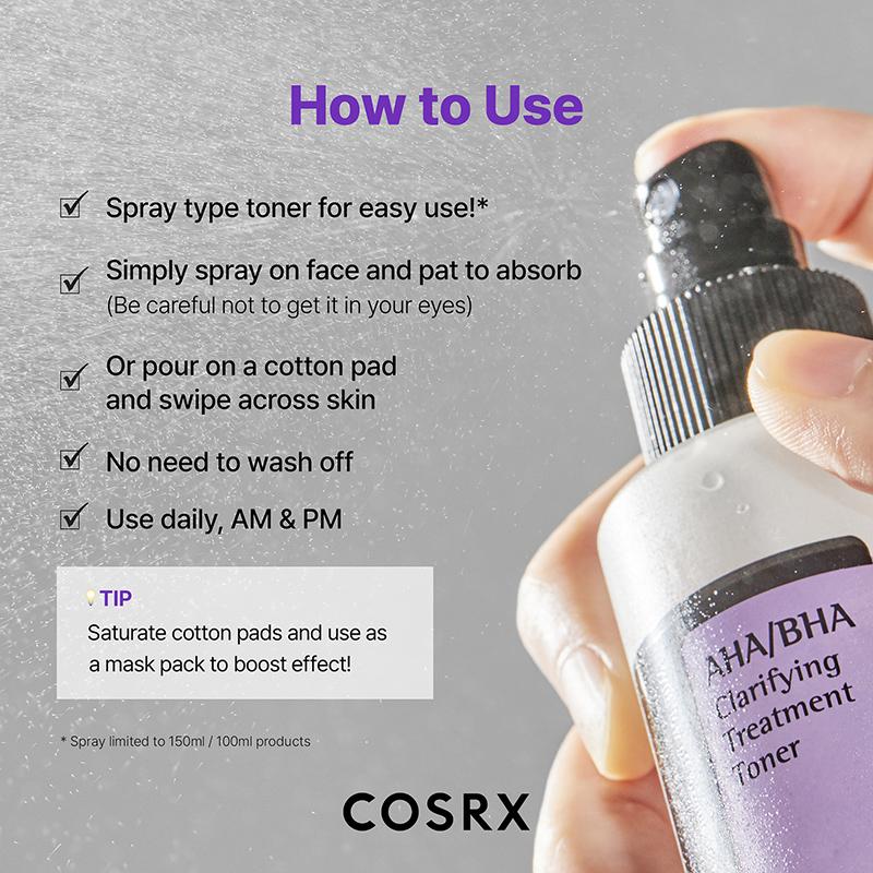 COSRX AHA/BHA Clarifying Treatment Toner