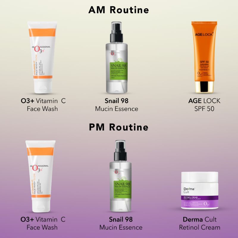 O3+ Snail 98 Mucin Serum With Niacinamide For Deep Hydration, Smooth & Moisturised Skin