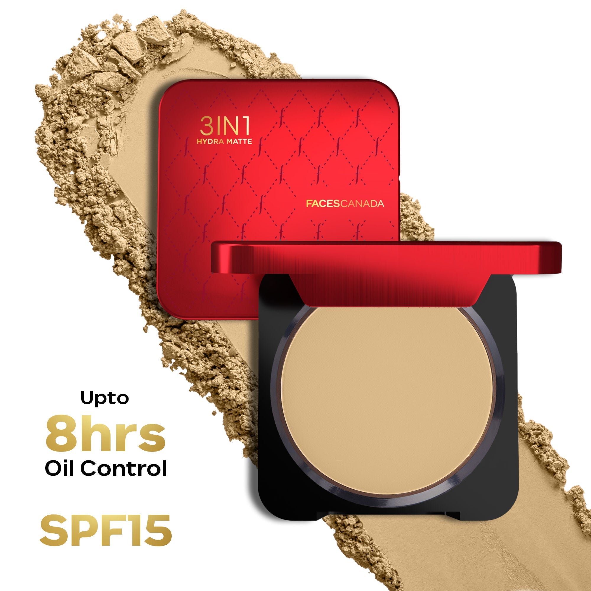 Faces Canada 3In1 All Day Hydra Matte Compact Powder