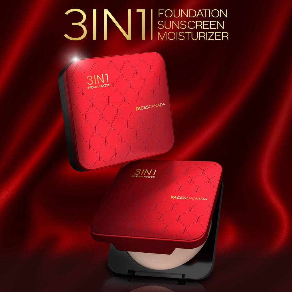 Faces Canada 3In1 All Day Hydra Matte Compact Powder