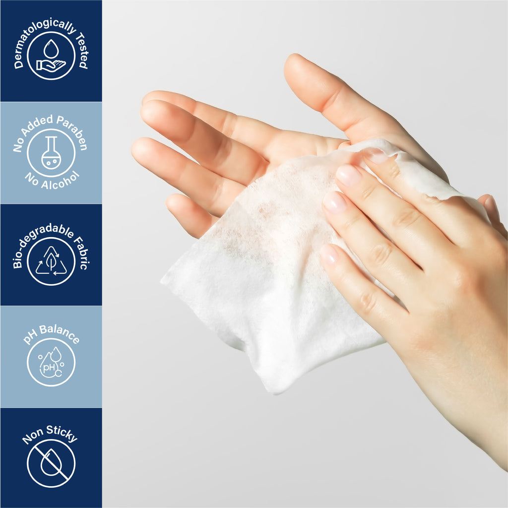 Tulips 100% Biodegradable Refreshing Pocket Wipes - Pear & Gardenia