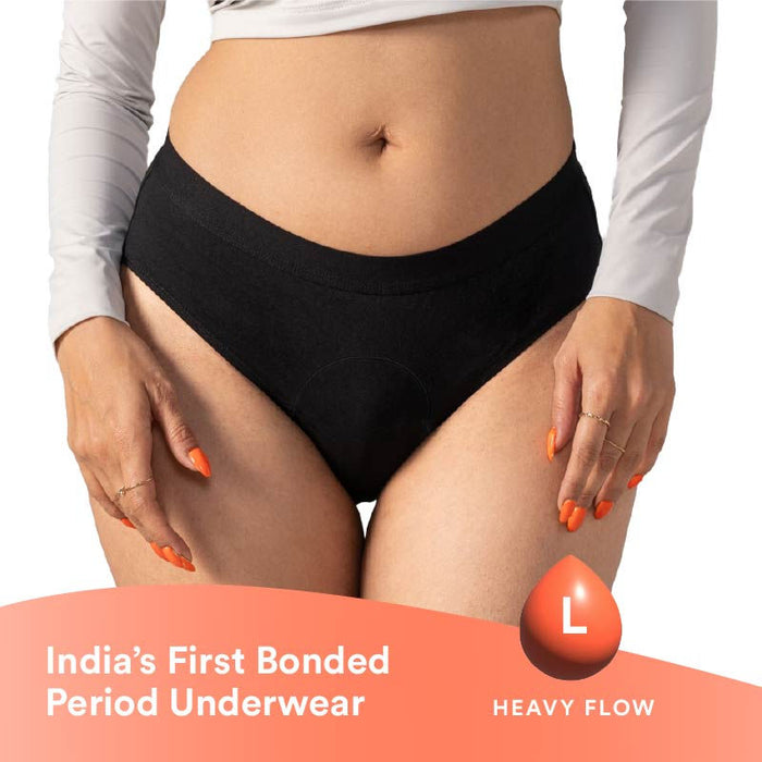 Mahina Everyday Hero Cotton Super Heavy Flow Period Panties - L