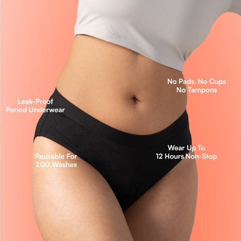 Mahina Everyday Hero Cotton Super Heavy Flow Period Panties - L