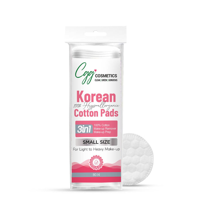 CGG Cosmetics Korean Makeup Remover Cotton Pads - Small