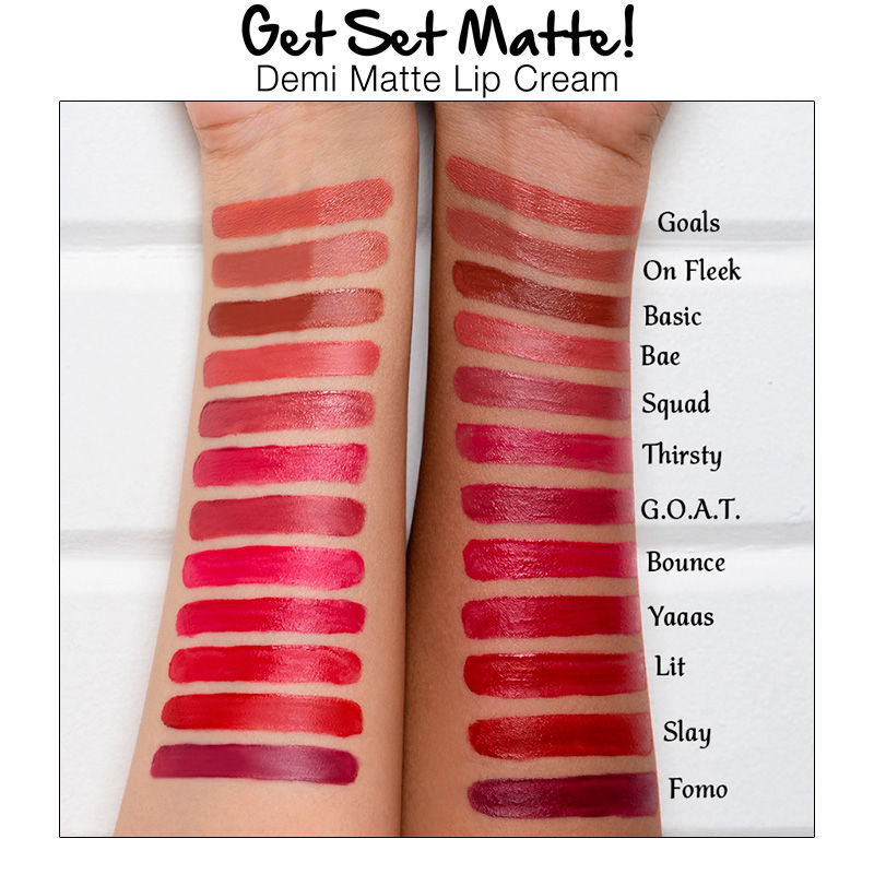 Nykaa Cosmetics Get Set Matte! Demi Matte Lip Cream Liquid Lipstick