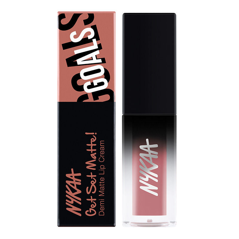 Nykaa Cosmetics Get Set Matte! Demi Matte Lip Cream Liquid Lipstick