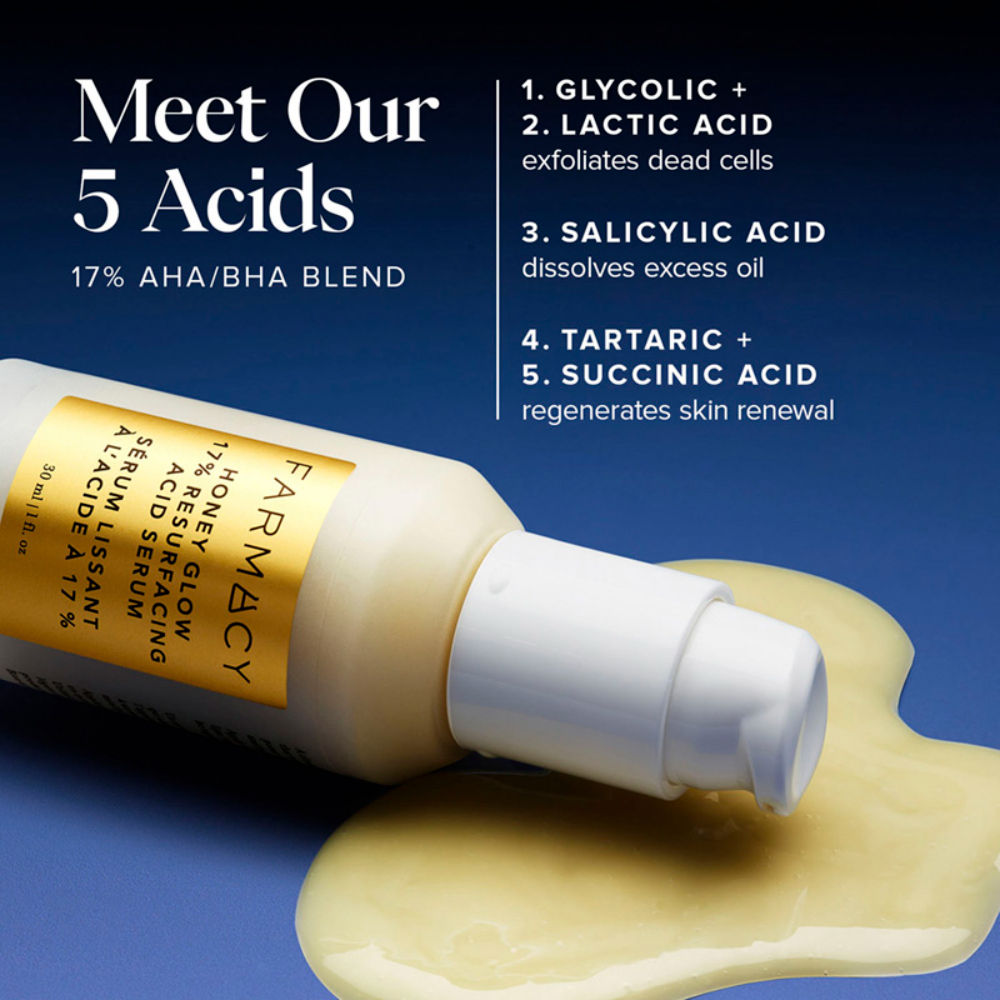 Farmacy Beauty Honey Glow 17% Resurfacing Acid Serum