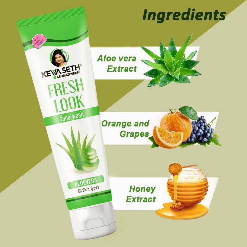 Keya Seth Aromatherapy Fresh Look Face Wash Aloe Vera