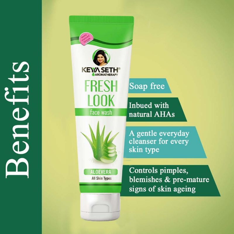 Keya Seth Aromatherapy Fresh Look Face Wash Aloe Vera