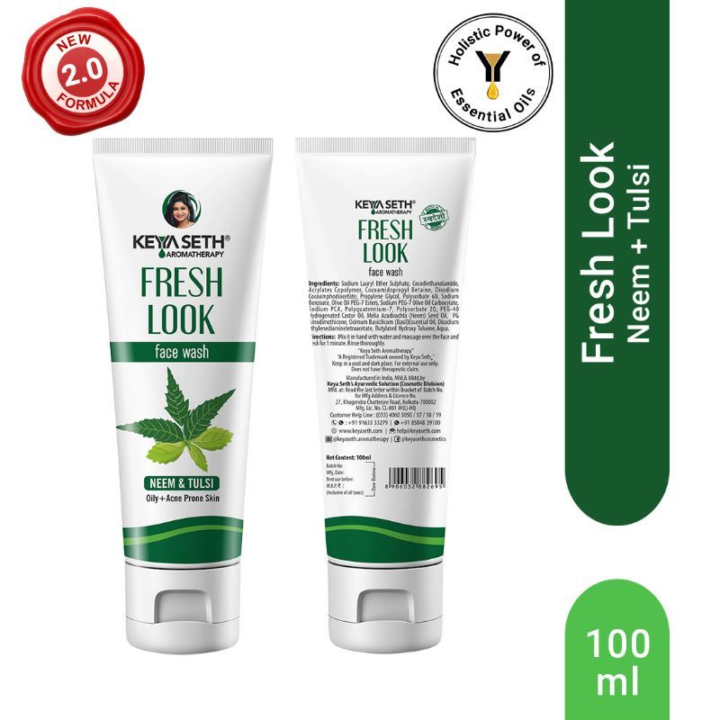 Keya Seth Aromatherapy Fresh Look Face Wash Neem & Tulsi
