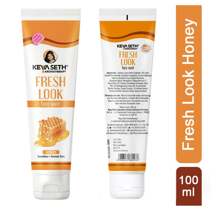 Keya Seth Aromatherapy Fresh Look Face Wash Natural Honey