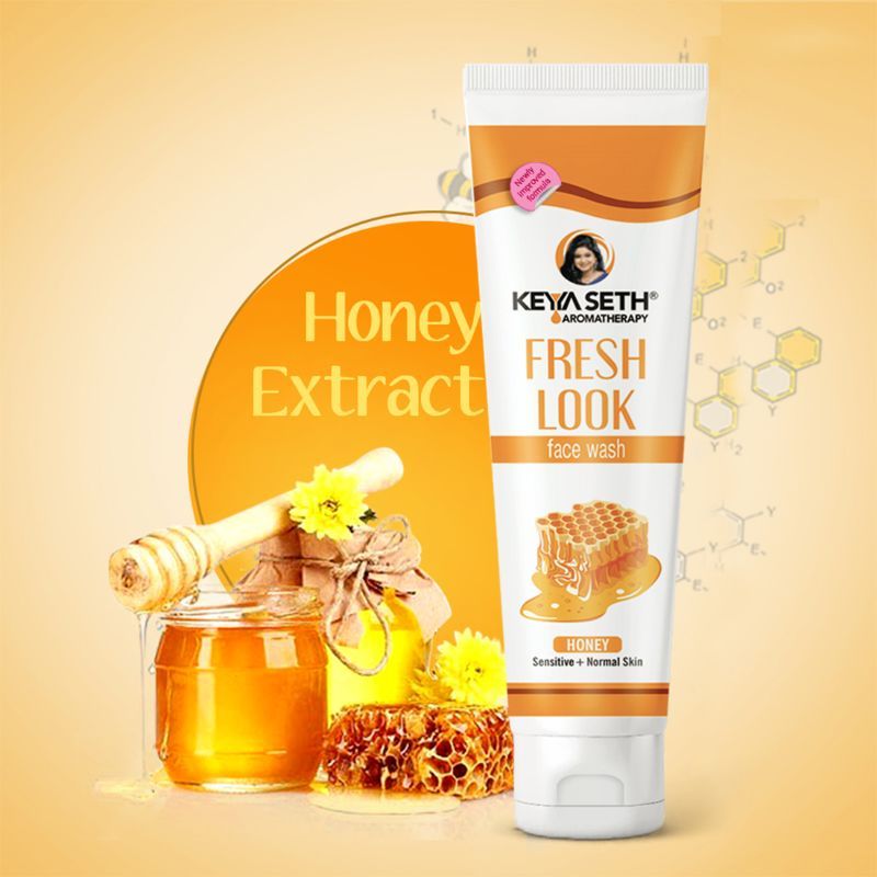 Keya Seth Aromatherapy Fresh Look Face Wash Natural Honey