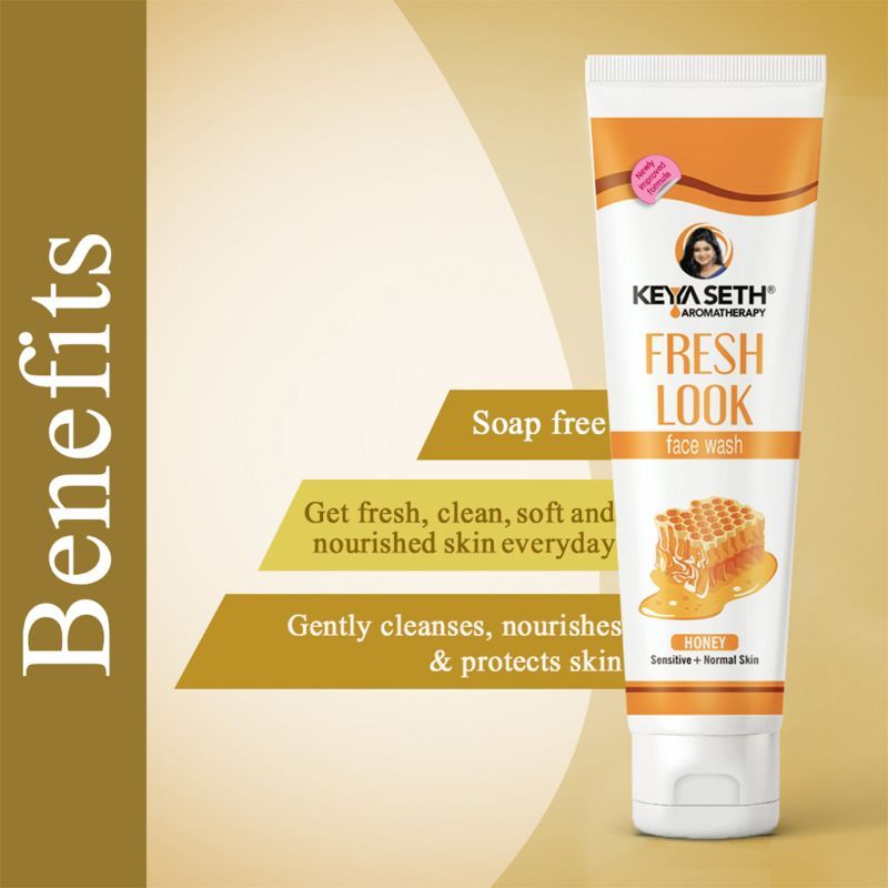 Keya Seth Aromatherapy Fresh Look Face Wash Natural Honey