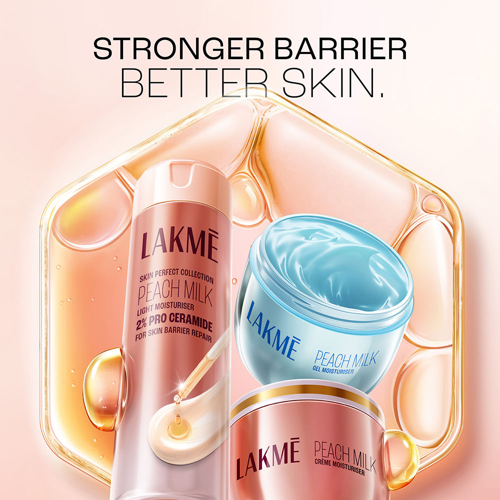 Lakme Peach Pro Ceramide Moisturizer with Vitamin E,For Dry Skin,Normal Skin & Sensitive Skin
