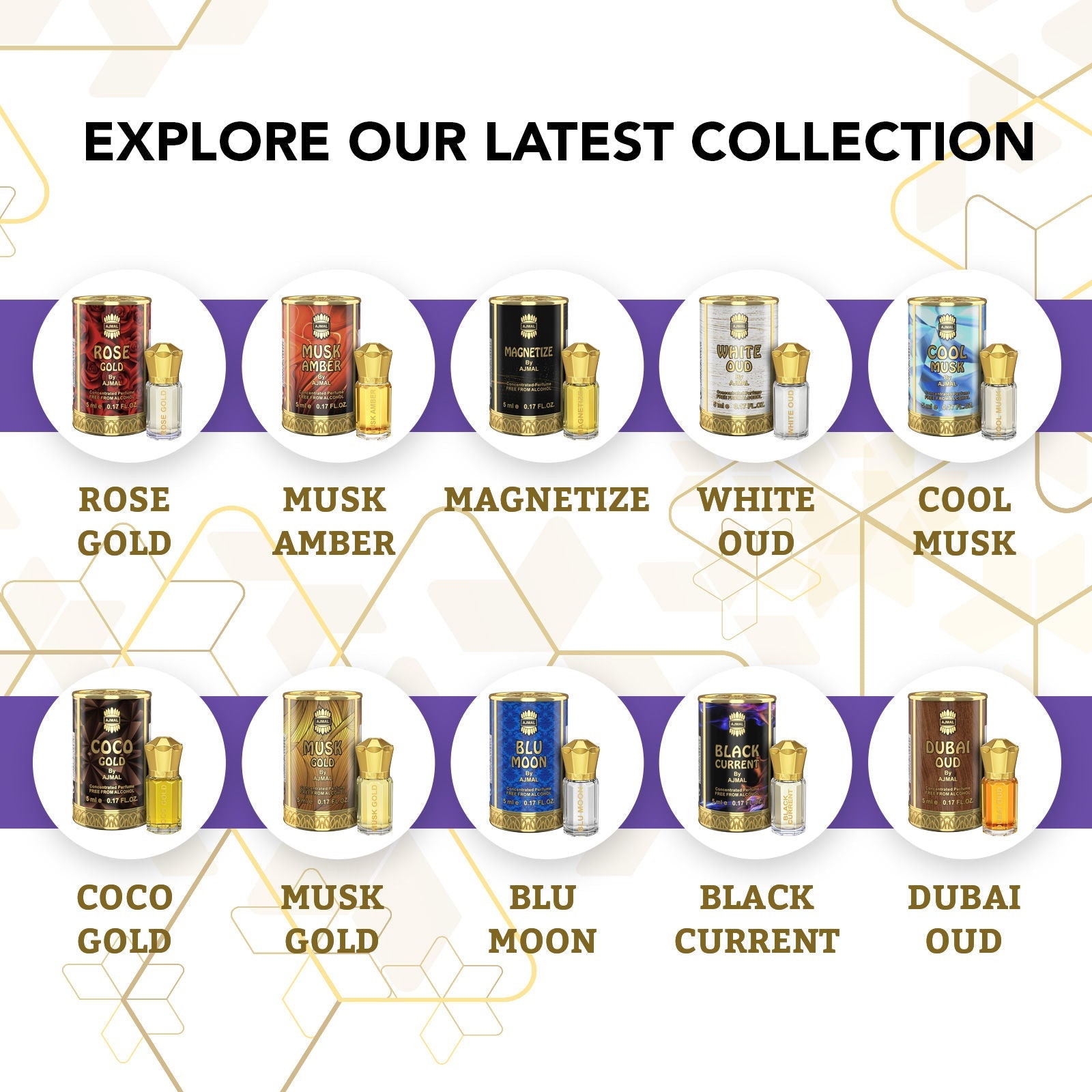Ajmal India Black Current Attar Concentrated Perfume For Her