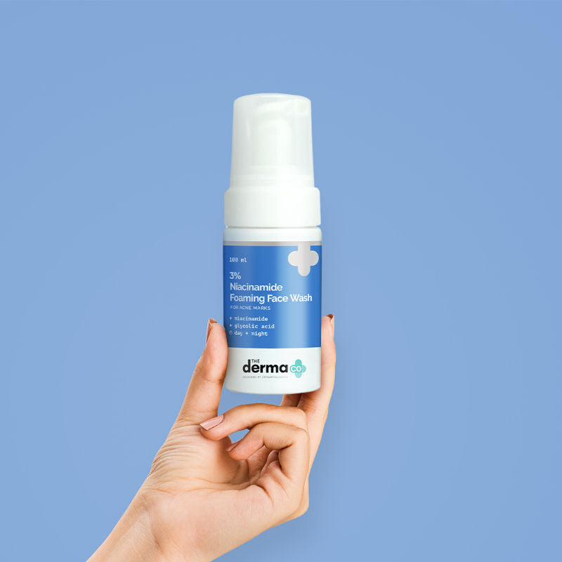 The Derma Co 3% Niacinamide Foaming Daily Face Wash For Acne Marks