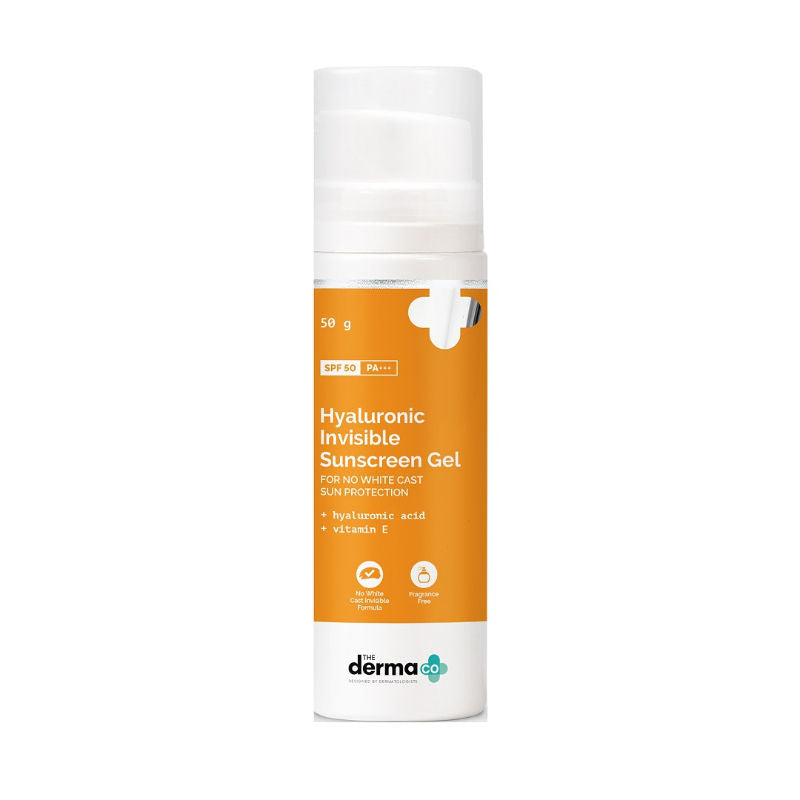 The Derma Co Hyaluronic Invisible Sunscreen With Hyaluronic Acid For No White Cast Sun Protection