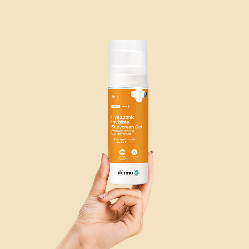 The Derma Co Hyaluronic Invisible Sunscreen With Hyaluronic Acid For No White Cast Sun Protection