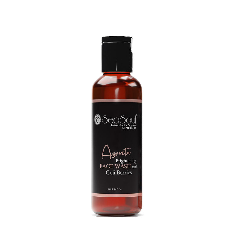SeaSoul Azevita Face Wash Brightening Facial Skin for Cleansing, Makeup & Excess Oil Removal