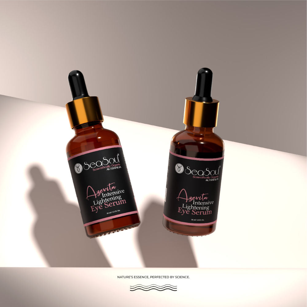 SeaSoul Lightening Eye Serum for Dark Circles, Puffiness, Wrinkles & Crow Feet Reduction