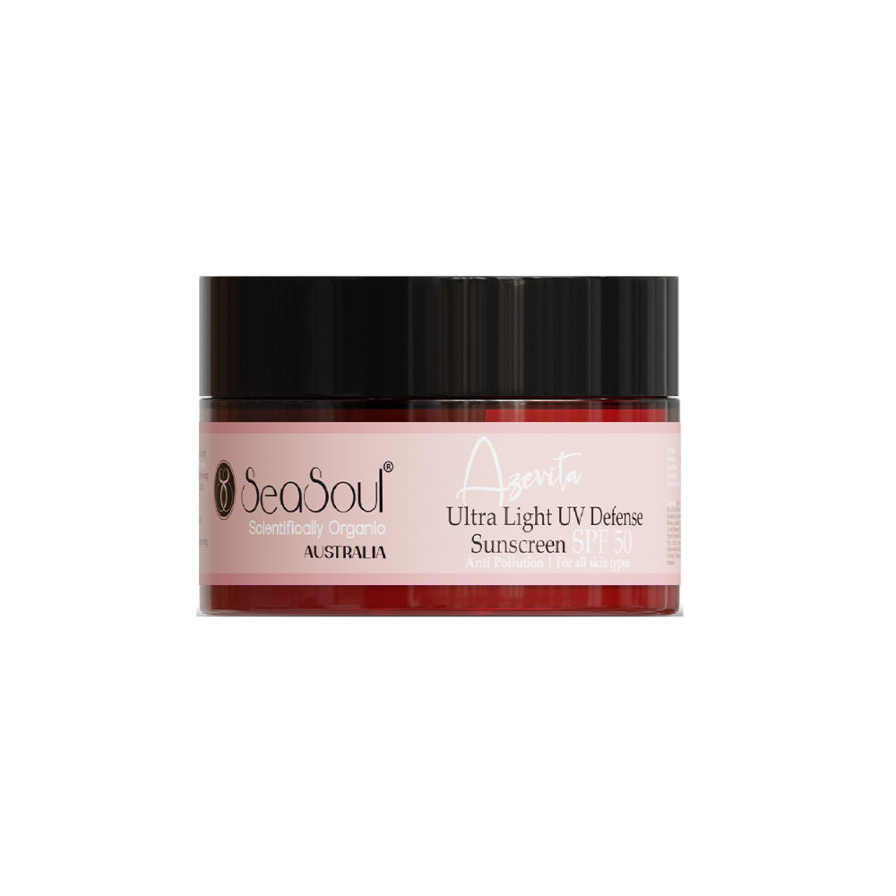 SeaSoul SPF 50 Sunscreen Cream for Broad Spectrum UVA & UVB Protection, Skin Brightening