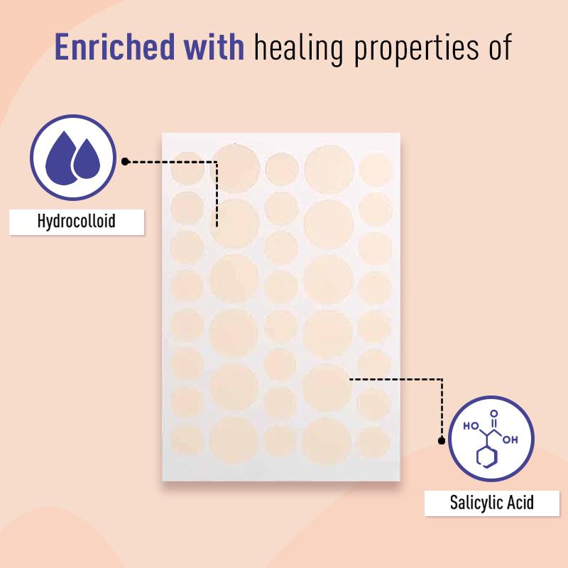 Sirona Anti Acne & Pimple Face Patches, 0.5% Salicylic Acid & 100% Hydrocolloid, Acne Spot Corrector