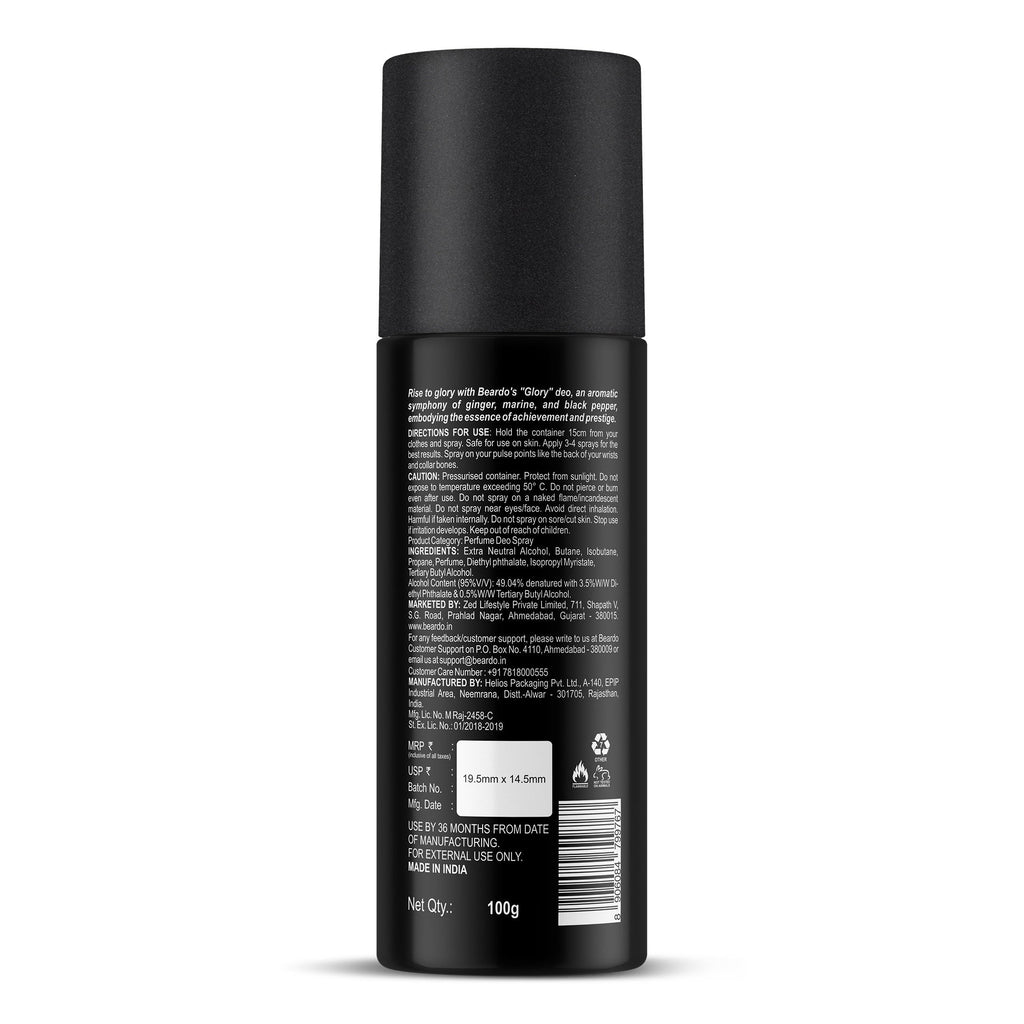Beardo Whisky Smoke Bourbon Deo Body Spray