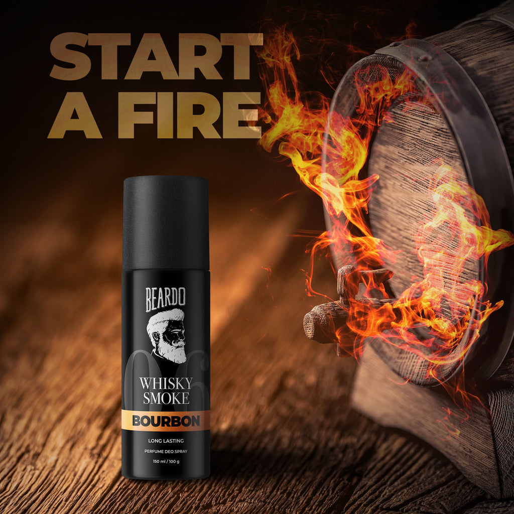 Beardo Glory & Whisky Smoke Bourbon Body Spray