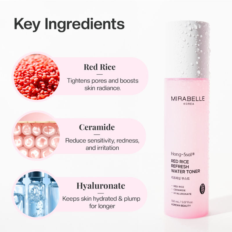 Mirabelle Korea Red Rice Refresh Water Toner